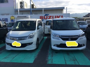 納車新旧ソリオ