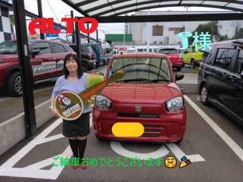 ALTO  T様　納車式(/・ω・)/