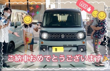 M様、待ちに待ったスペーシアギア納車！！