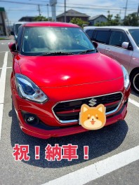 スタッフが新車を納車いたしました！