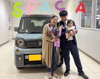 M様☆スペーシアギア納車させていただきました