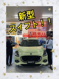 速報です！！！新型スイフト展示車届きました！！