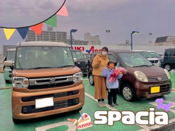 新型スペーシア納車しました！！