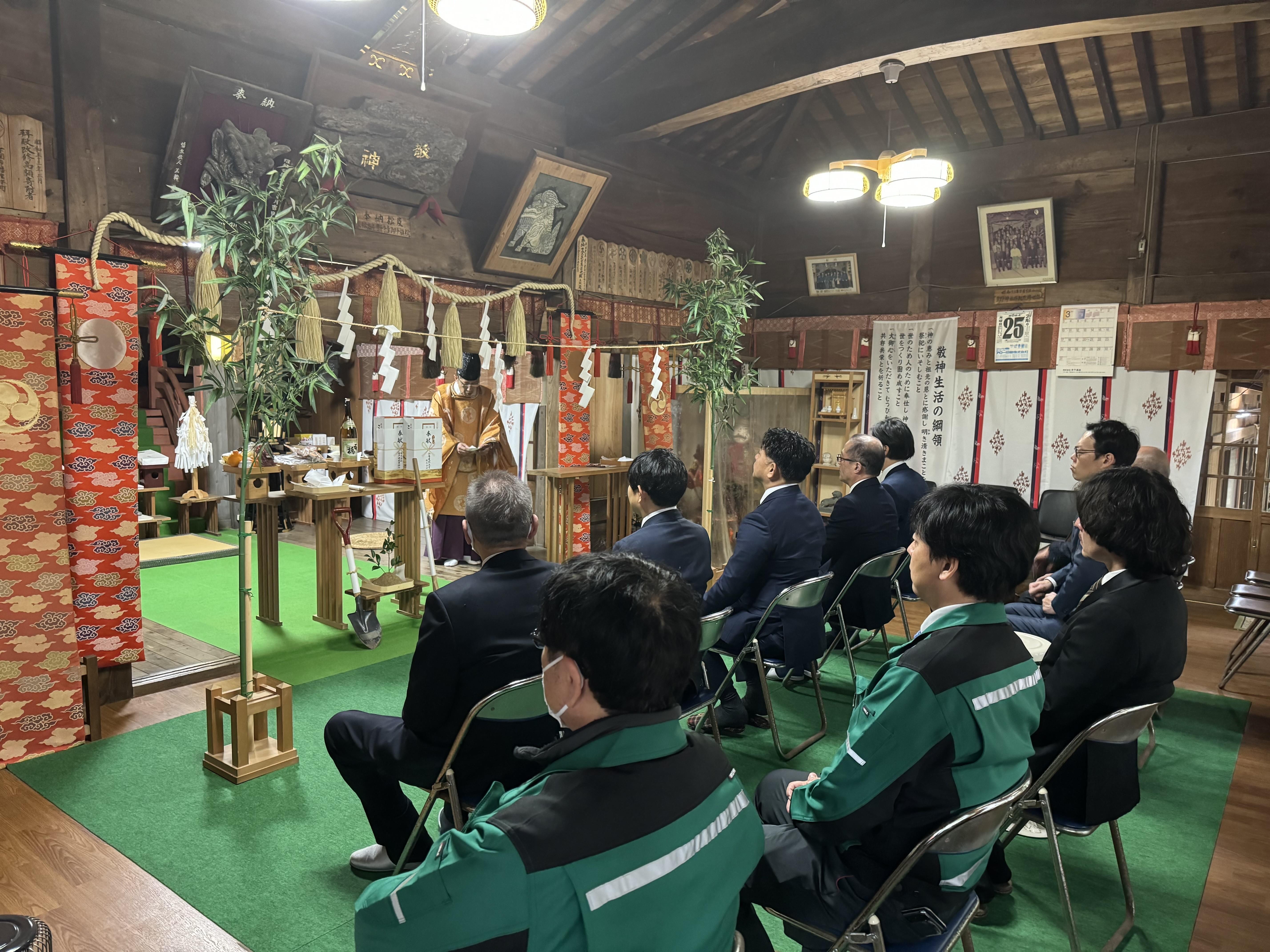 下関営業所地鎮祭