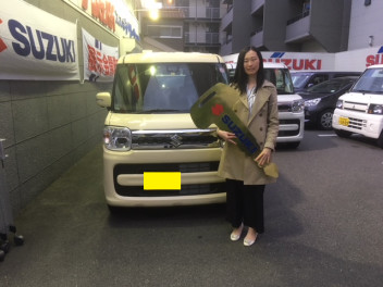 スペーシアご納車おめでとうございます！！