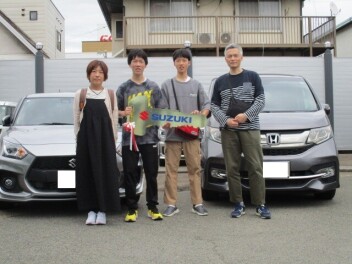 神戸市K様スイフトスポーツ納車式！
