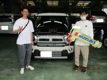 三木市I様ハスラー納車式！