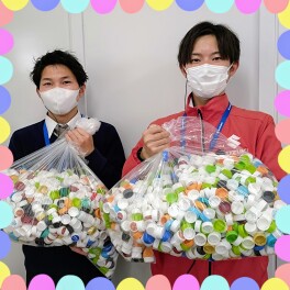 "SDGｓ"ペットボトルキャップ回収☆彡