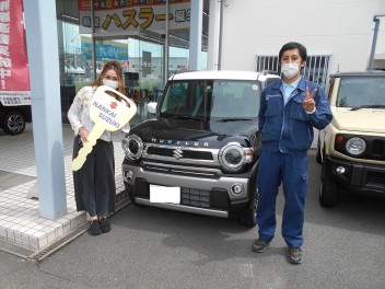 ハスラー納車おめでとうございます☆