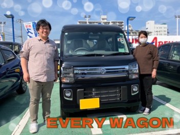 エブリイワゴン納車しました♪
