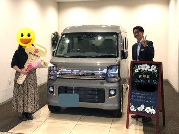 エブリイワゴン　納車しました！