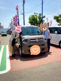 ワゴンＲスマイル　納車