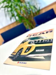 新型スペーシアギアティザーパンフレットお配りしています！！