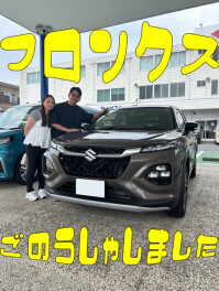 フロンクスご納車しました(^^♪♪♪