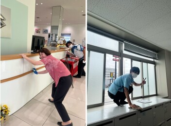 明日は展示会！その前に大掃除を！！