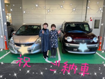 クロスビーご納車おめでとうございます