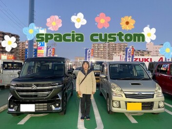 スペーシアカスタム納車しました♪