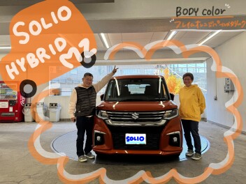 ソリオご納車いたしました♪