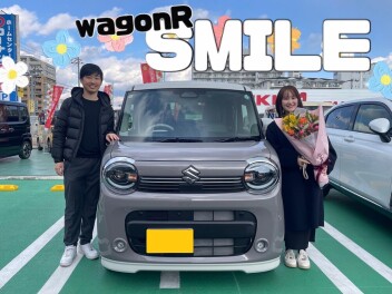 ＮEWワゴンRスマイル納車第１号♪