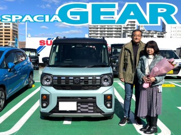 スペーシアギア納車しましたっ(^^♪