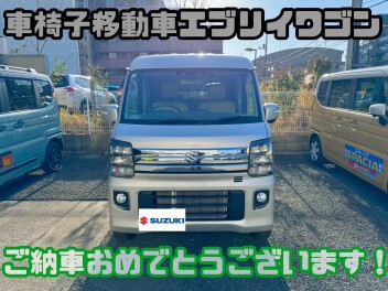 ☆車いす移動車エブリイワゴンご納車☆