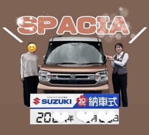 スペーシア納車(^。^)y.。o○