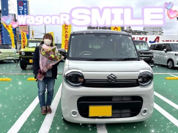 ワゴンＲスマイルご納車♡♡