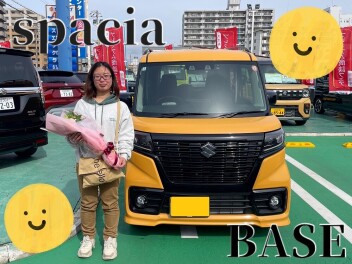 スペーシアベース♪納車しました！