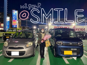 ワゴンＲスマイル納車式♪