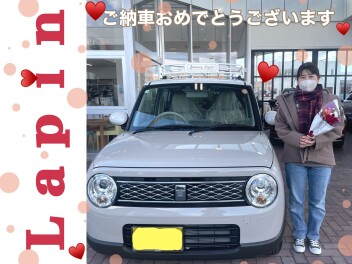 【ラパン】A様ご納車おめでとうございます！
