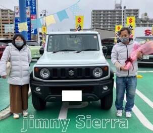 ジムニーシエラ納車しました♪