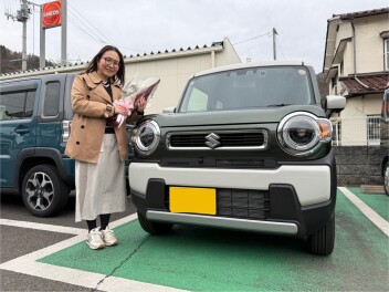 ハスラーご納車おめでとうございます