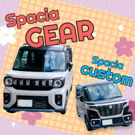 かわいくて遊び心があるスペーシアギア