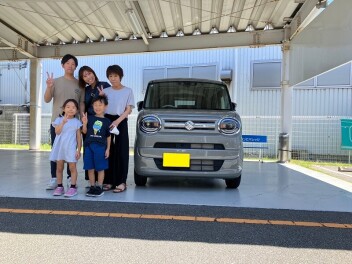 U様　ワゴンRスマイル　ご納車おめでとうございます