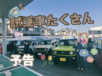 試乗車たくさん入れ替わってます！