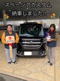 スペーシアカスタム納車しました！