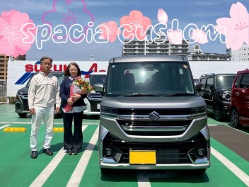 スペーシアカスタム納車しました♪