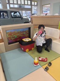 お子様にも優しいアリーナ牧港