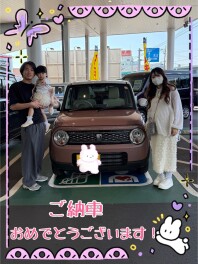 ラパンご納車しました！