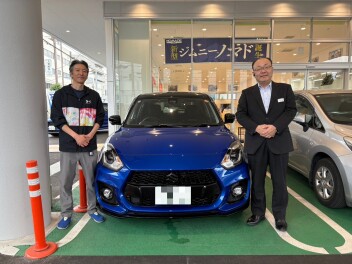 スイフトスポーツ　ファイナルエディションご納車です。