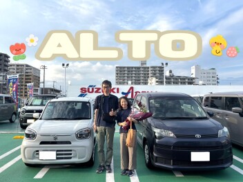 アルトご納車させていただきました☆★