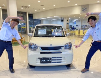 newアルトの展示車がやってきました！