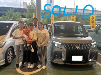 T様☆ソリオ納車させていただきました