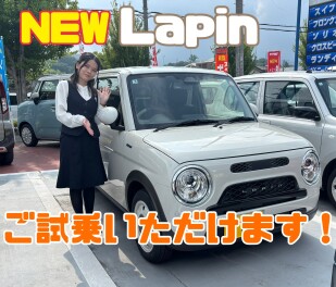 NEW Lapin 試乗出来ます！！