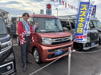 ☆今週の入荷情報☆　～スペーシア ＨＹＢＲＩＤ　Ｘ　前後ブレーキサポート・後席両側スライドドア
