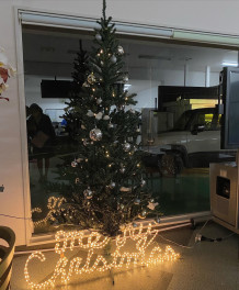 クリスマスツリーが完成しました！