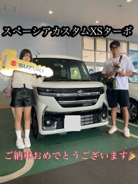スペーシアカスタムご納車させていただきました！