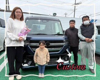 スペーシアカスタム納車です！