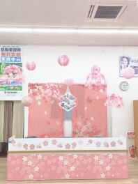 店内飾りつけしました～！！