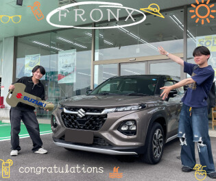 アースブラウンのフロンクス納車しました☆彡